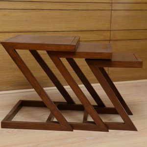 Z Shaped Nesting Table